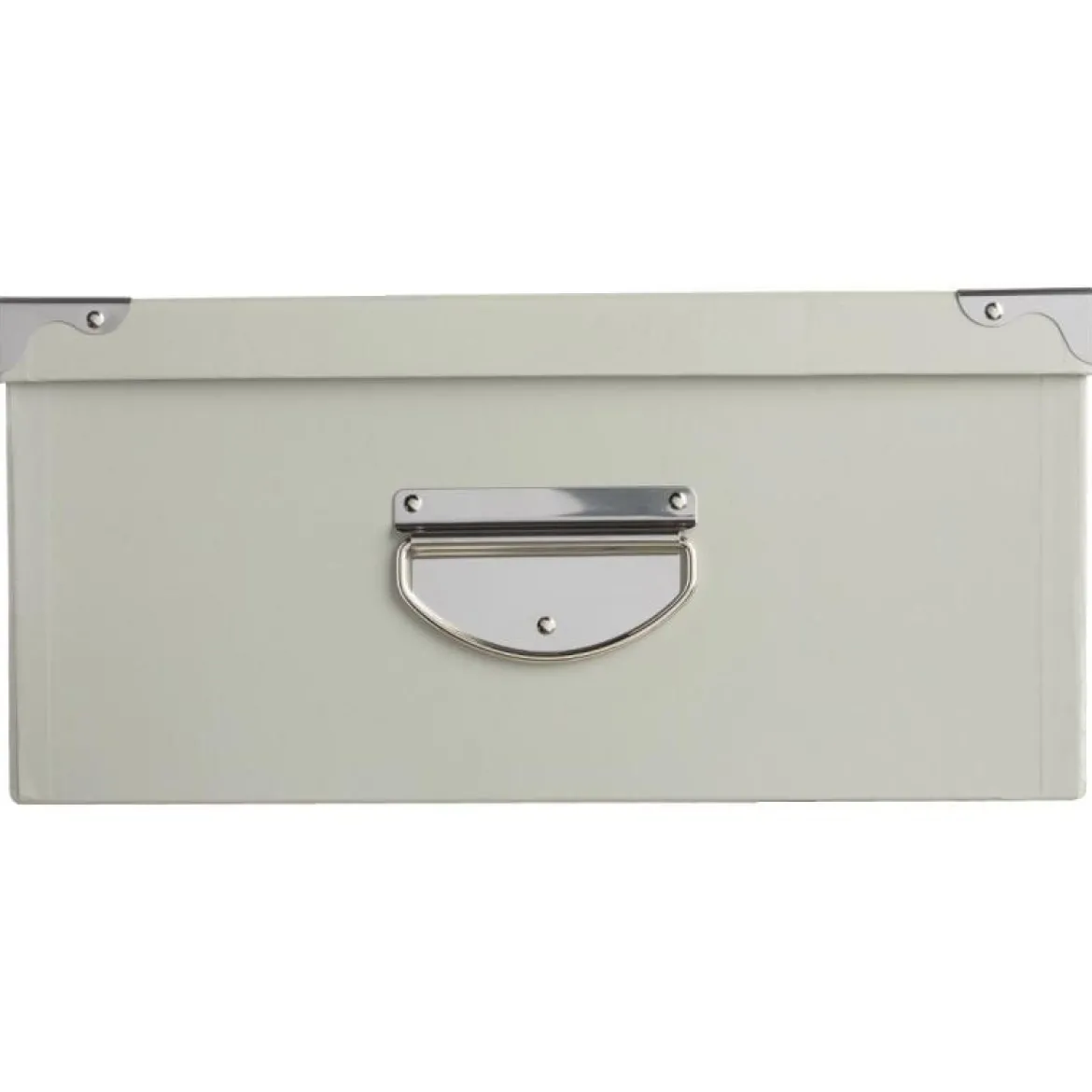 BOITE COINS METAL GRIS 48X33.5X16CM