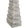 BOITE COINS METAL IMPRIME SAUVAGE D.44X31X15CM