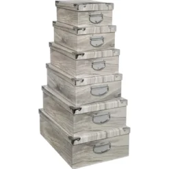 BOITE COINS METAL IMPRIME SAUVAGE D.32X21.5X11.8CM