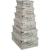 BOITE COINS METAL IMPRIME SAUVAGE D.36X24.5X12.5CM