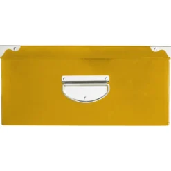 BOITE COINS METAL UNI JAUNE D.40X26.5X13.8CM
