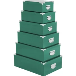 BOITE COINS METAL UNI KAKI 44X31X15CM