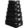 BOITE COINS METAL UNI NOIR D.44X31X15CM