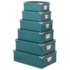 BOITE COINS METAL UNI PETROLE D.40X26.5X13.8CM