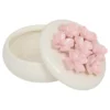 BOITE DECO CERAMIQUE FLEUR DE ROSE