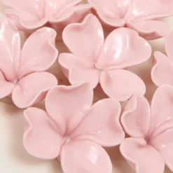 BOITE DECO CERAMIQUE FLEUR DE ROSE