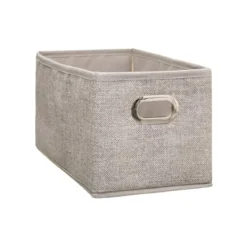 BOITE DE RANGEMENT 15X31CM BEIGE CHINE