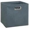 BOITE DE RANGEMENT 31X31CM BLEU ORAGE