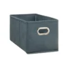 BOITE DE RANGEMENT 15X31CM BLEU ORAGE