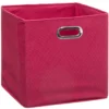 BOITE DE RANGEMENT 31X31CM FRAMBOISE
