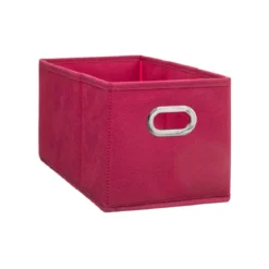 BOITE DE RANGEMENT 15X31CM FRAMBOISE
