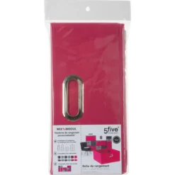 BOITE DE RANGEMENT 31X15CM FRAMBOISE