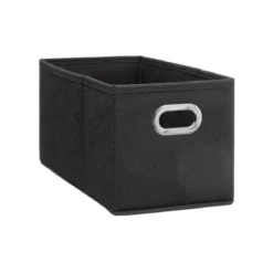 BOITE DE RANGEMENT 15X31CM GRIS ANTHRACITE