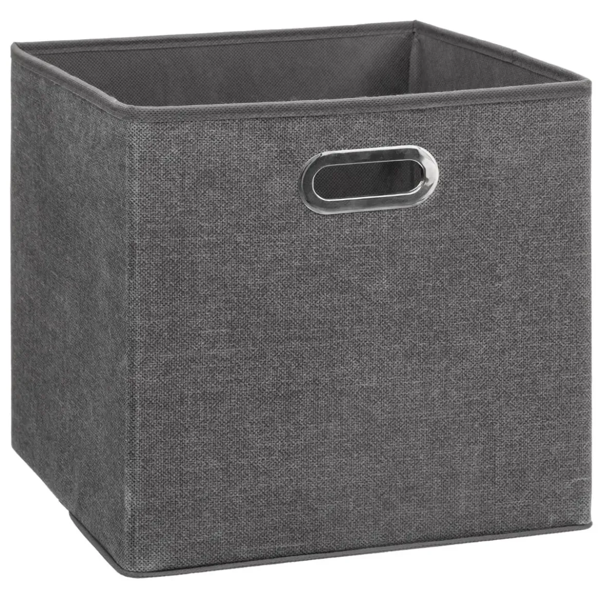 BOITE DE RANGEMENT 31X31CM GRIS FONCE CHINE