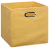 BOITE DE RANGEMENT 31X31CM JAUNE