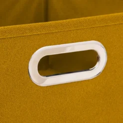 BOITE DE RANGEMENT 31X15CM MOUTARDE