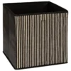 BOITE DE RANGEMENT 31X31CM NOIR COTTY