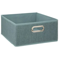 BOITE DE RANGEMENT 31X15CM PETROLE CHINE
