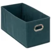 BOITE DE RANGEMENT 15X31CM PETROLE