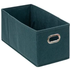 BOITE DE RANGEMENT 15X31CM PETROLE