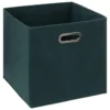 BOITE DE RANGEMENT 31X31CM PETROLE