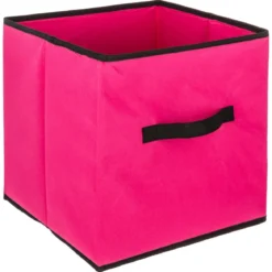 BOITE DE RANGEMENT 31X31CM ROSE