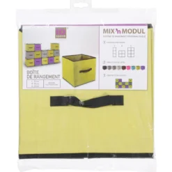 BOITE DE RANGEMENT 31X31CM VERT