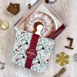 BOITE GATEAU NOEL D.25CM