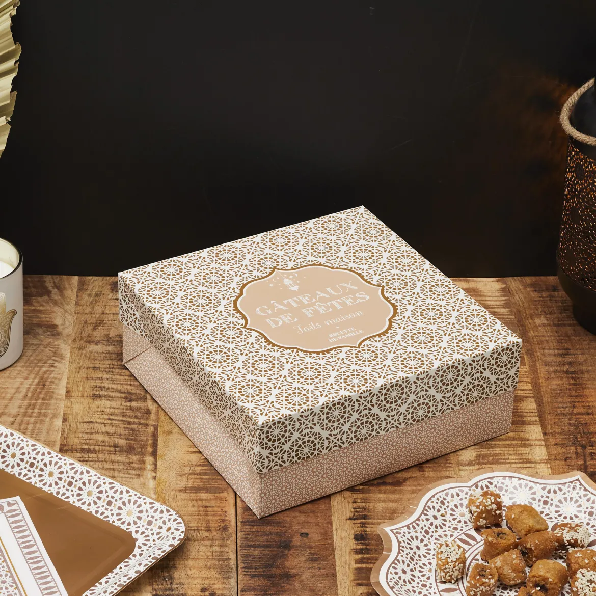 BOITE GATEAUX 25.5X9.8CM
