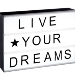 BOITE LUMINEUSE A MESSAGE
