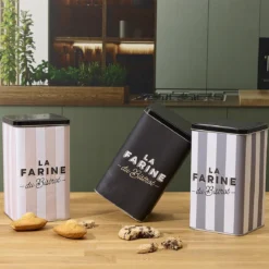 BOITE METAL FARINE BISTROT