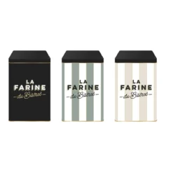 BOITE METAL FARINE BISTROT