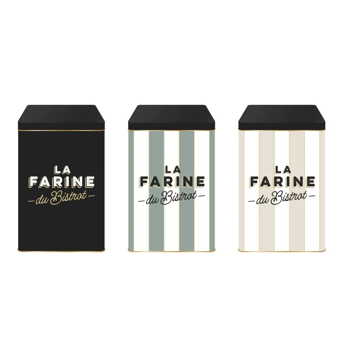 BOITE METAL FARINE BISTROT