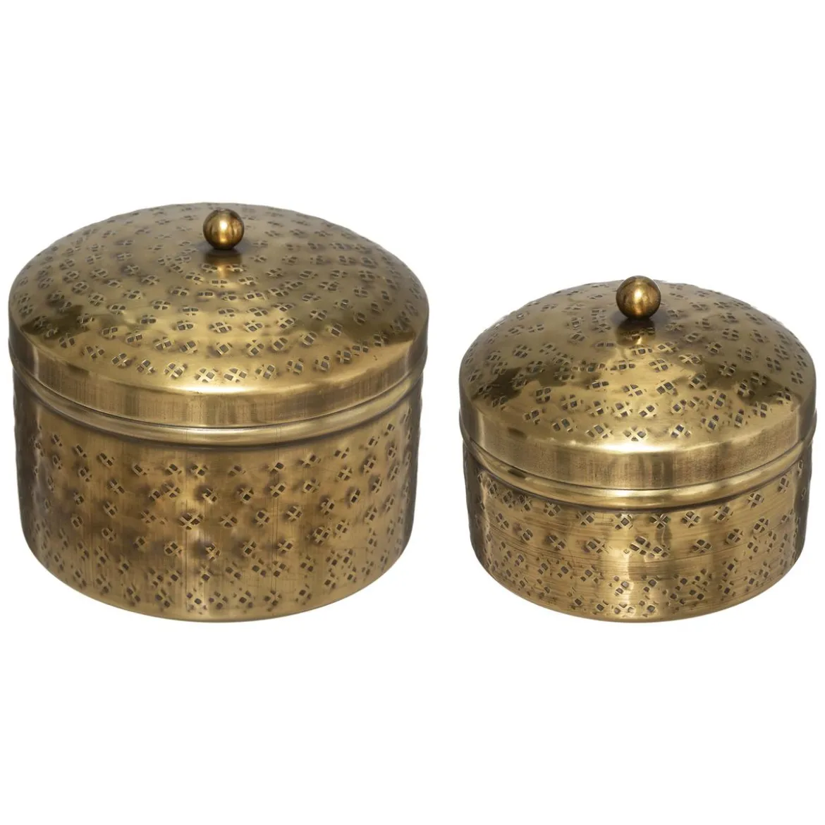BOITE METAL OASIS D.13X10.5CM
