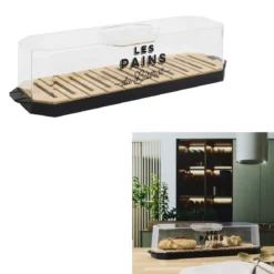 BOITE PAIN COUVERCLE TRANSPARENT BISTROT