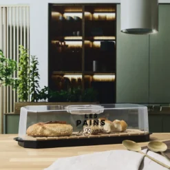 BOITE PAIN COUVERCLE TRANSPARENT BISTROT