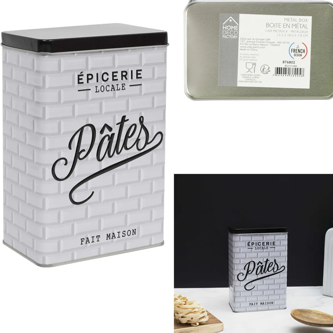 BOITE PATE METAL EMBOSSE BROOKLYN
