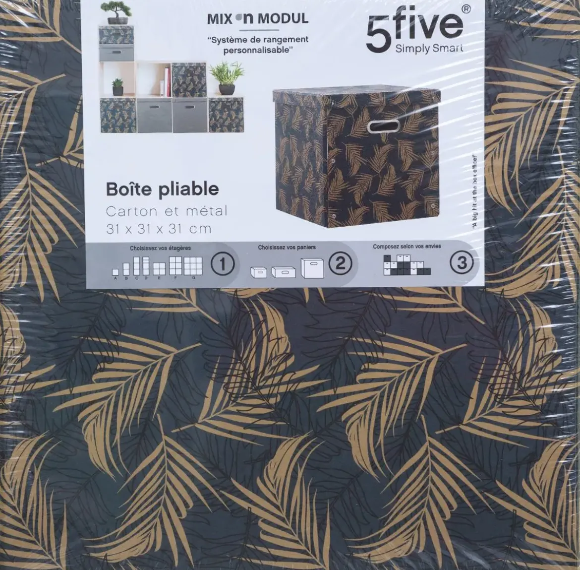 BOITE PLIABLE 31X31 DECOR