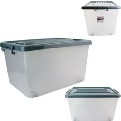BOITE RANGEMENT PLASTIQUE 120L