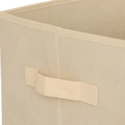 BOITE RANGEMENT VELOURS CHIEN 29X29CM