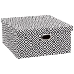 BOITE RANGEMENT 31X15CM AVEC COUVERCLE