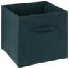 BOITE RANGEMENT 31X31CM PETROLE