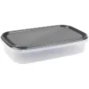 BOITE RECTANGLE AVEC COUVERCLE 2L ANTHRACITE