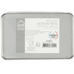 BOITE RIZ METAL EMBOSSE BROOKLYN
