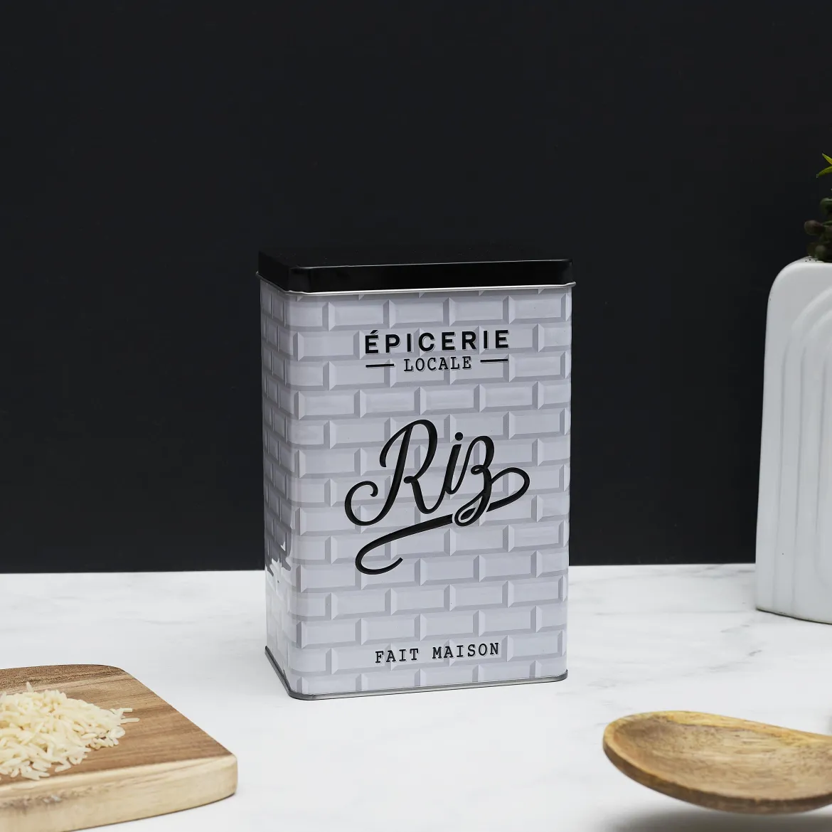 BOITE RIZ METAL EMBOSSE BROOKLYN