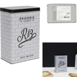 BOITE RIZ METAL EMBOSSE BROOKLYN