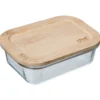 BOITE VERRE ET BAMBOU RECTANGLE 1L