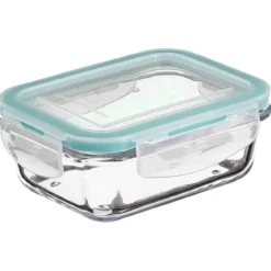 BOITE VERRE RECTANGLE CLIPS 1730ML