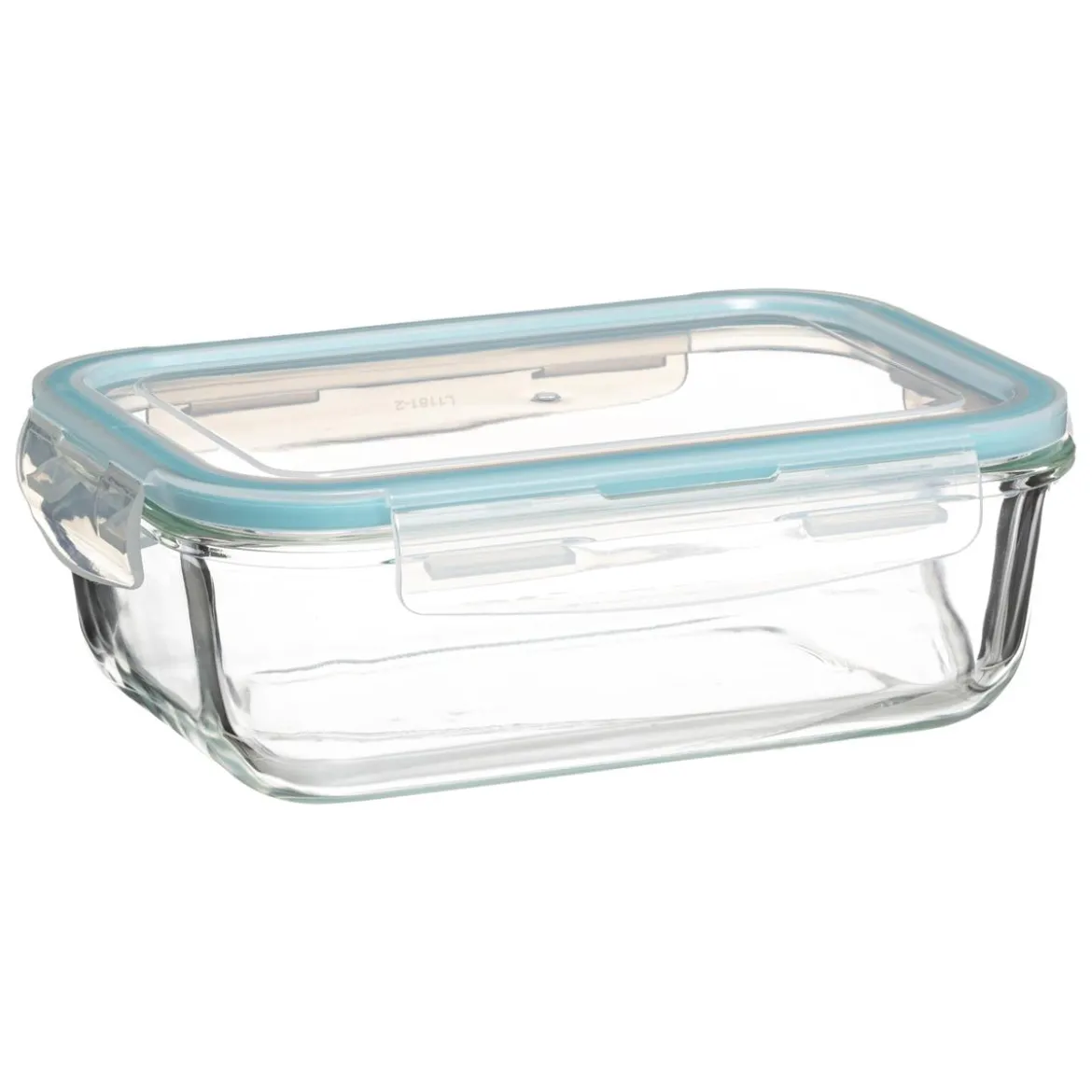 BOITE VERRE RECTANGLE 1.18L CLIPEAT