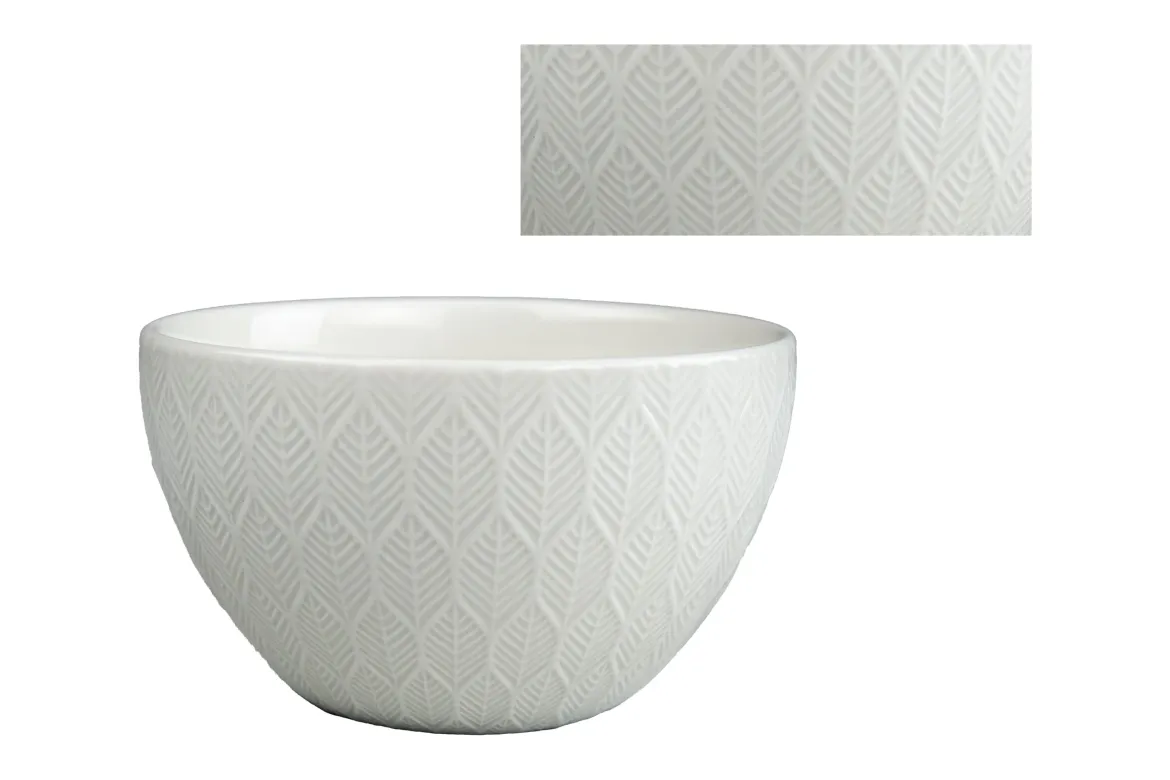 BOL LEAF PORCELAINE 13.5CM